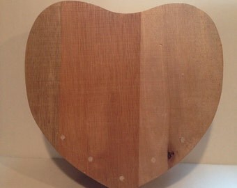 Heart Shaped Wooden keepsake box, heart shaped ring holder, mirrored jewelry box , jewelry box with mirror