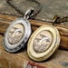 Poison Locket Antique Poisonous Hemlock Print Locket