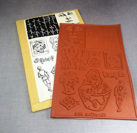 Items similar to Unmounted Rubber Stamps Sheet Numbers Collage on Etsy