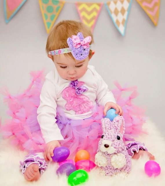 Baby Girl First Easter tutu First Easter dress First Easter