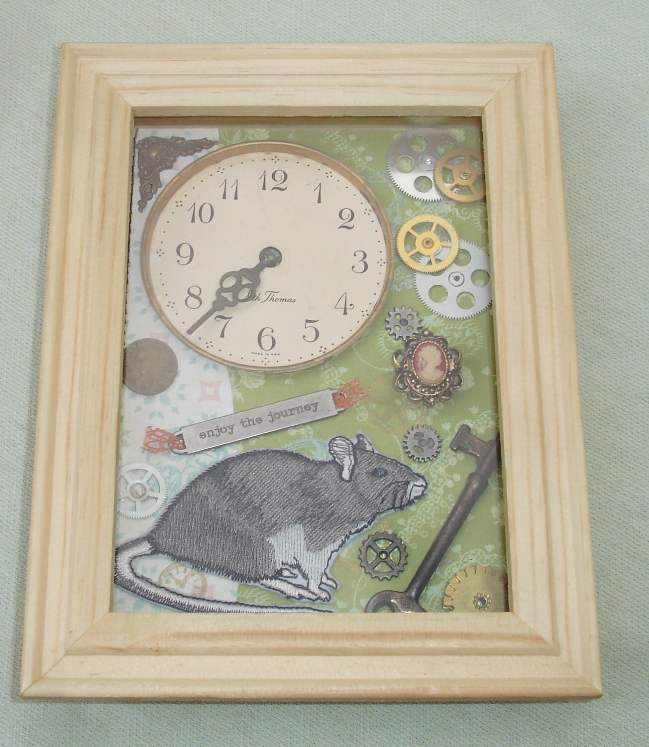 decorative steunk shadow box frame ooak decorative steunk shadow box frame ooak