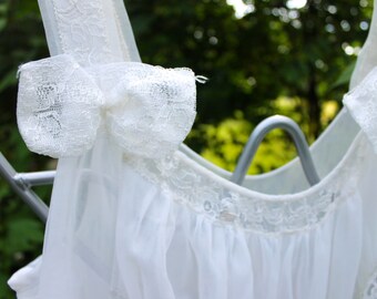 Items similar to Vintage Lingerie - Robe and Gown - Wedding Night Lingerie on Etsy