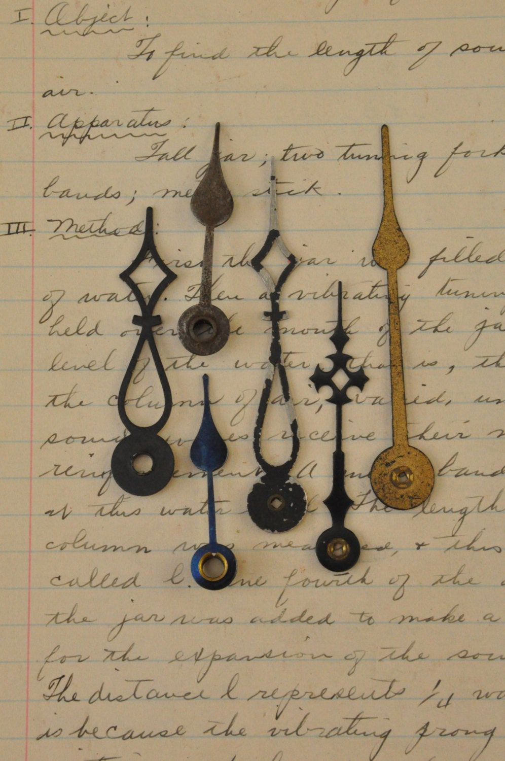 Steampunk clock hands antique clock hands vintage clock