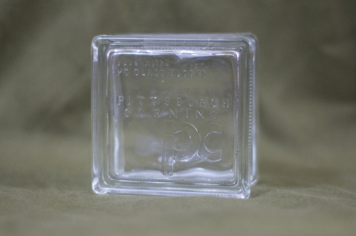 Vintage PITTSBURG CORNING PC Glass Block Window by PageScrappers