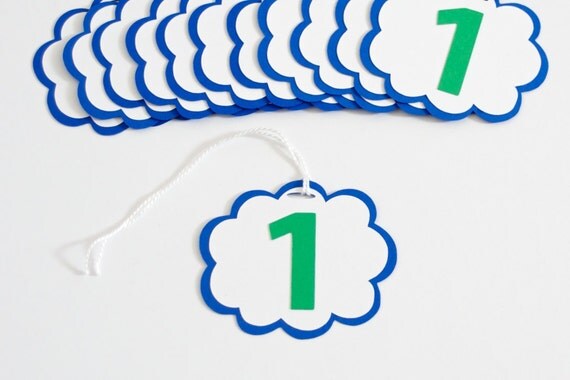 Set of 12 Cloud Tags, Transportation Birthday Party, Boy's Birthday, Little Boy Party, Plane BirthdayParty, Boy Plane Birthday Il_570xn