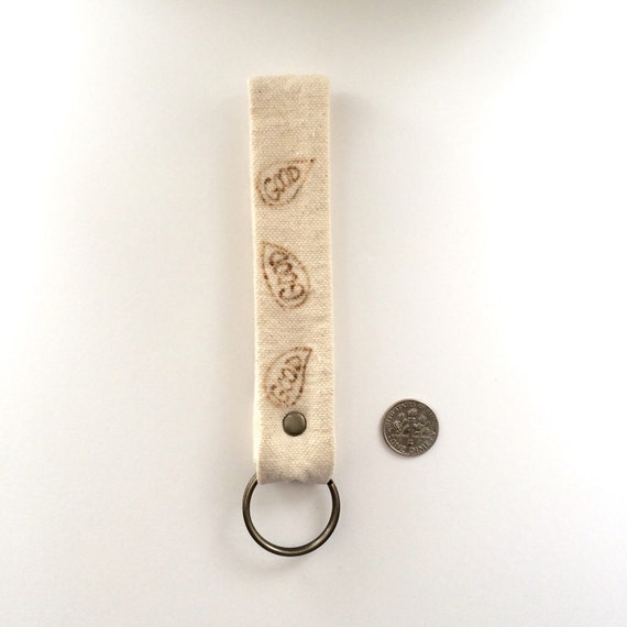 Wrist Key Chain Original Design Canvas Cotton By Simplyen