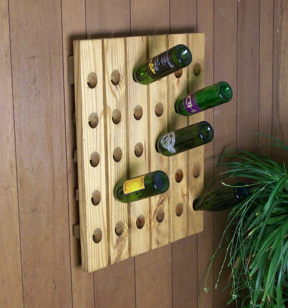 Wine Riddling Rack French Style 30 Bottle Wine Rack Wood Wine