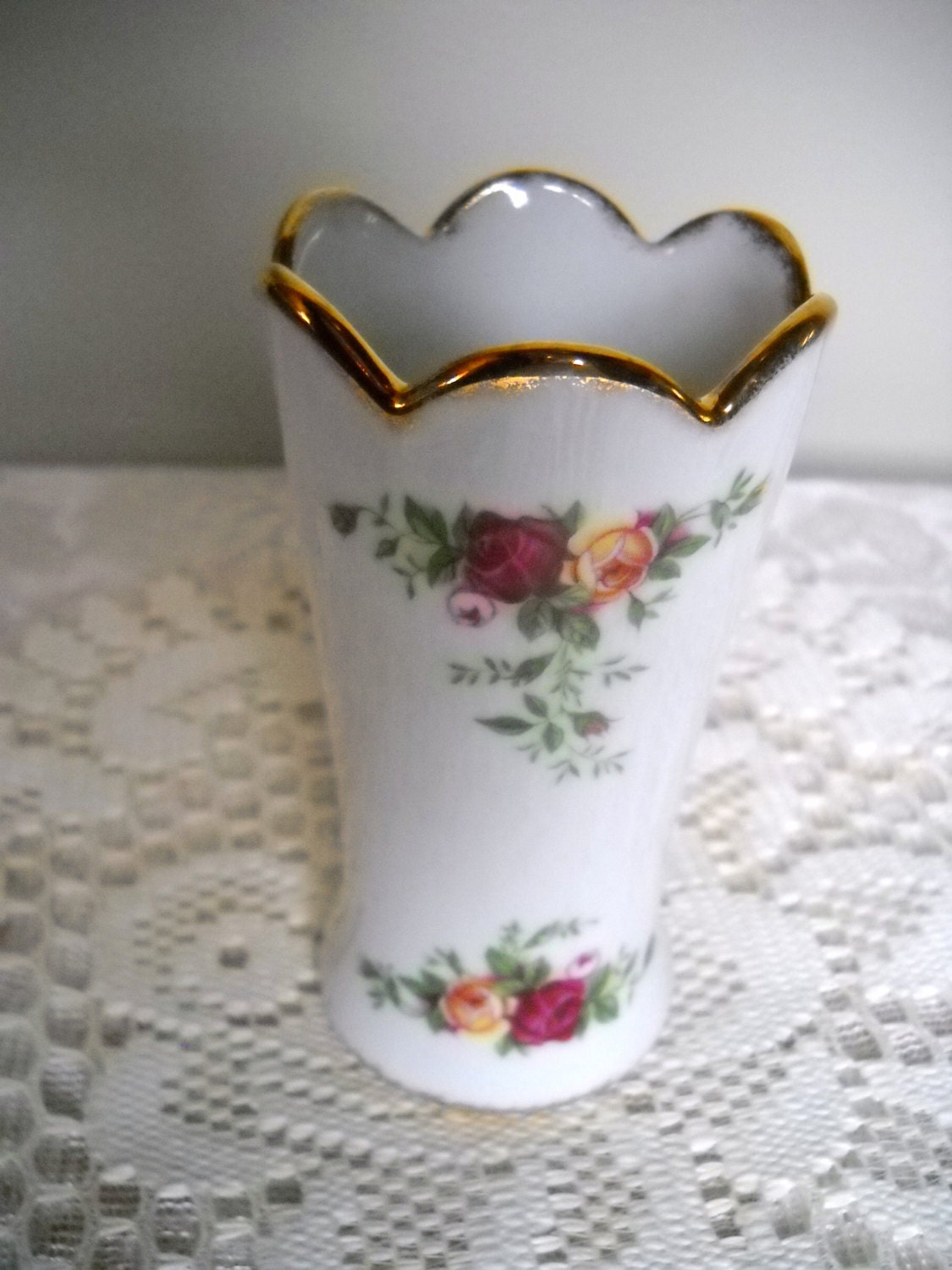 Royal Albert Vase Old Country Roses Vase Small China Vase