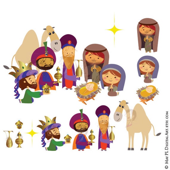 christmas nativity clipart images - photo #17