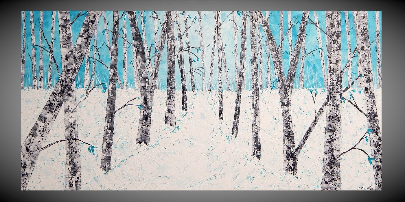 120 x 60 cm acryl schilderen op canvas abstract door acrylkreativ