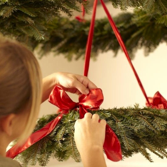 30" PLAIN HORIZONTAL WREATHS - Local Pick-up! Christmas Wreath Fundraiser To Benefit The Bunnies At Cottontail Cottage Rabbit Shelter