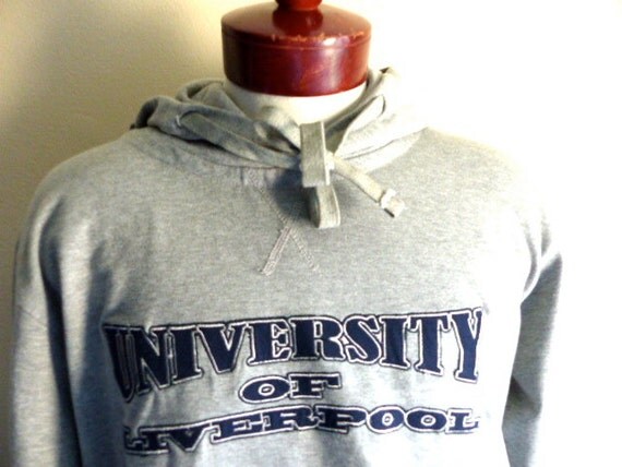 Liverpool England Hoodie - College Design Pullover