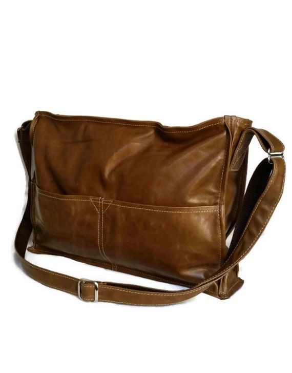 Distressed Leather Crossbody Purse Bag everyday by Fgalaze