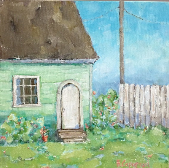 PICKET FENCE An Original Acrylic Painting by by BethCapogrossi