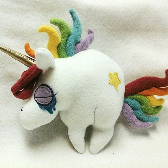 fat unicorn plush