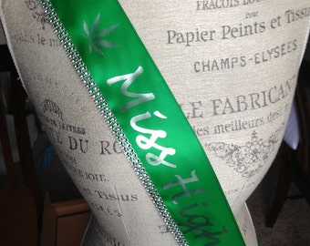 Miss America pageant sash, Cistomize your Sash,Wedding Sash Prom King, Prom Queen, Miss America, Beauty Queen,Miss USA Any Color any wording