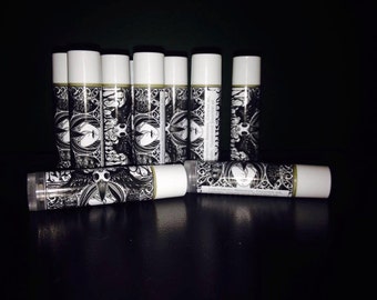 Organic beeswax peppermint cooling lip balm
