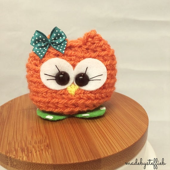 Luca the owl Amugurumi finished item comes in a box