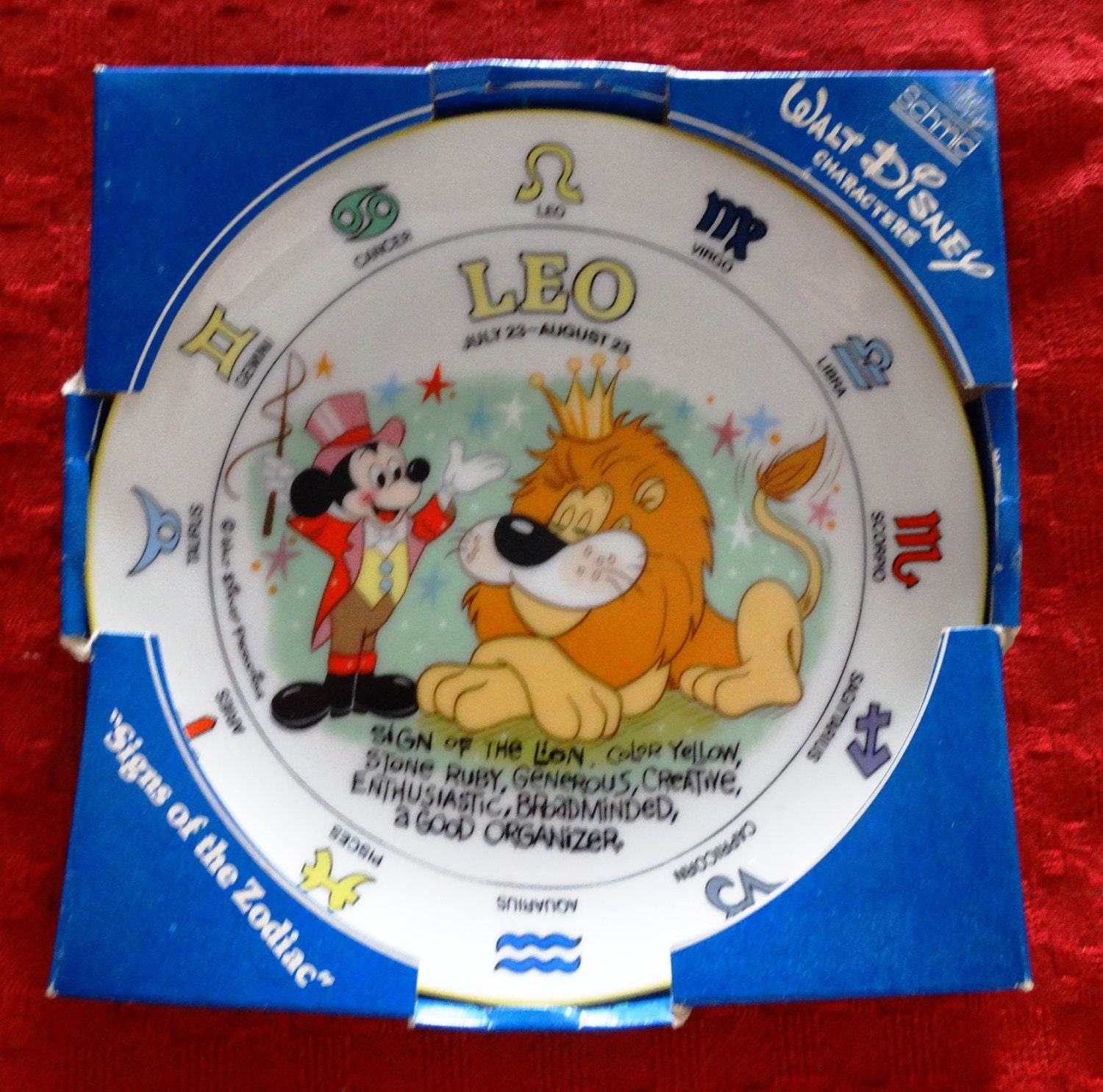 mickey-mouse-leo-disney-zodiac-plate-in-original-box-vintage