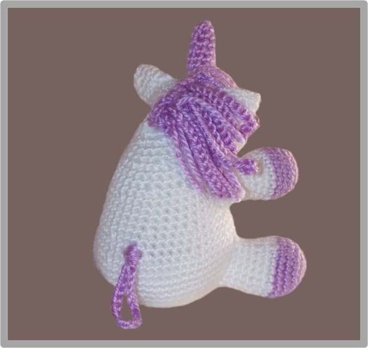 Unicorn Stuffed Animal Crochet Pattern by ThoughtsKnotsStitch