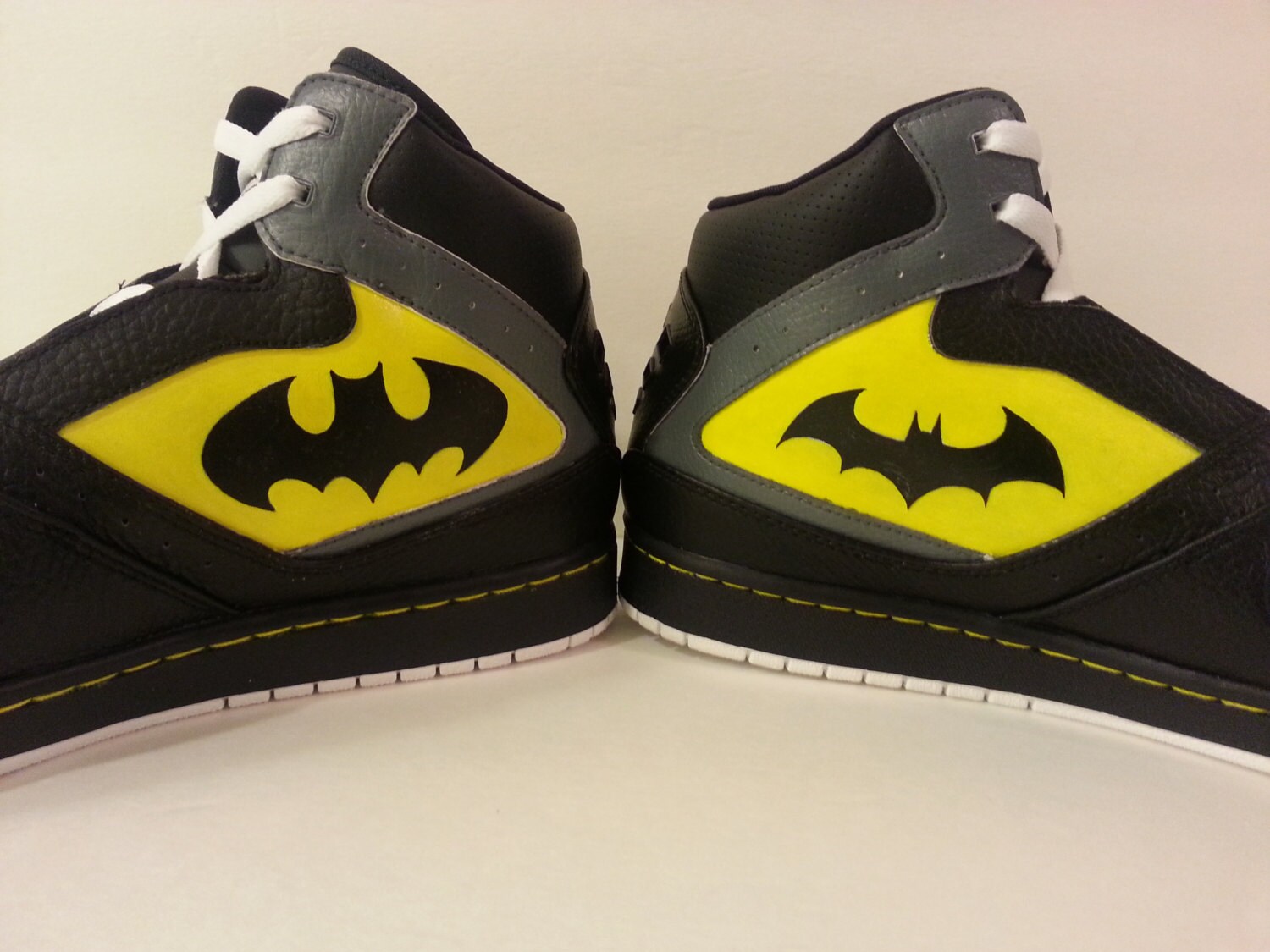 Custom Painted Batman Jordans by ProjektKreations on Etsy