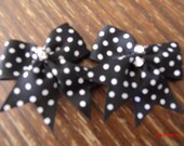 Emma has style with polk-a-dots Shoe Clips 2 piece set