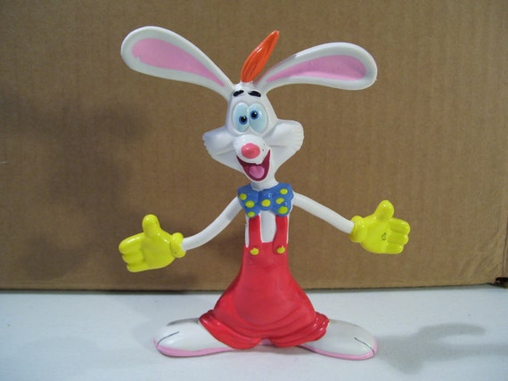 Vintage Disney Roger Rabbit Rubber Bendable Bendie Figure