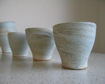 Ceramic Tea or Espresso Cups - Set of 3