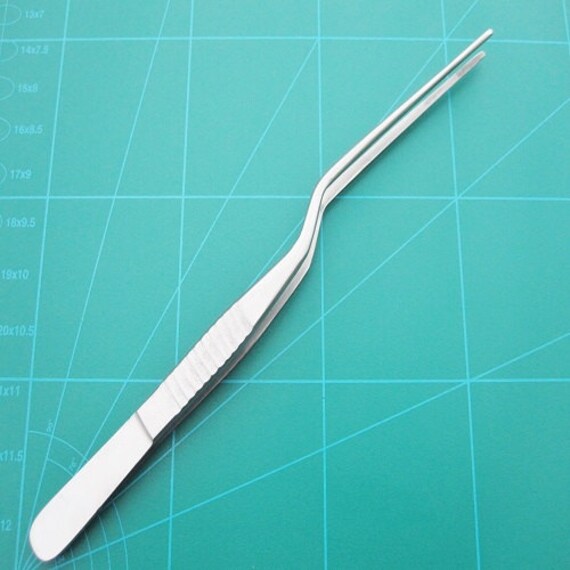 Tweezers Extra Long Needle Nosed Heavy Duty Stainless Steel
