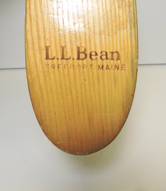 Vintage L.L. Bean Freeport, Maine Miniature Canoe Paddle Camp Decor