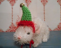 Tiny Pet Elf Hat for Bearded Dragons, Frogs, Toads, Guinea ...