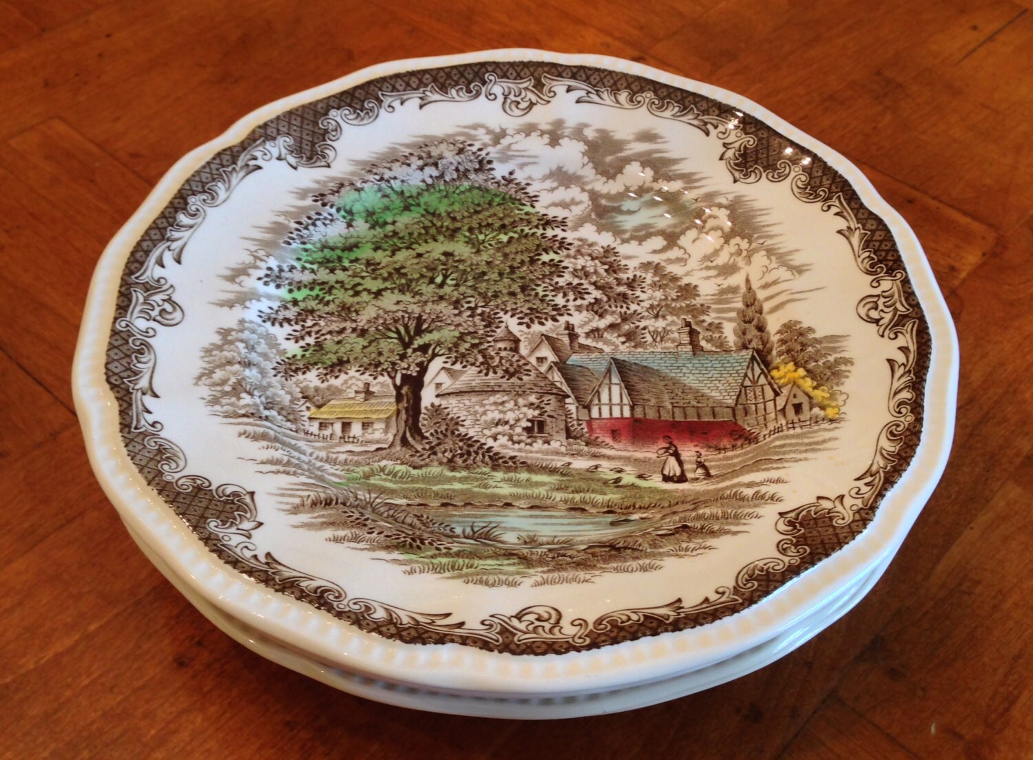 Kensington Staffords “Shakespeare Set of Four Salad Plates