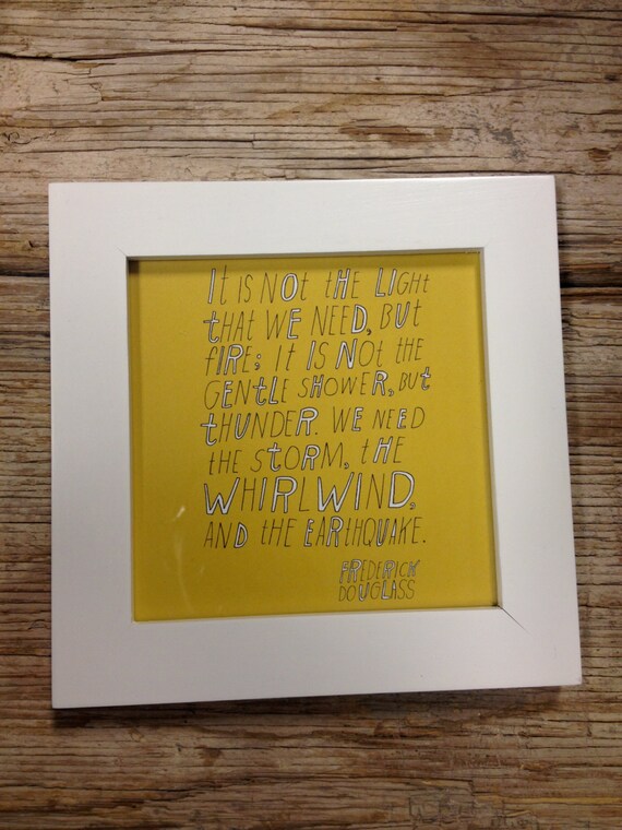 Framed Inspirational Quote