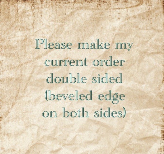 Double sided addon must be purchased along with the signs
