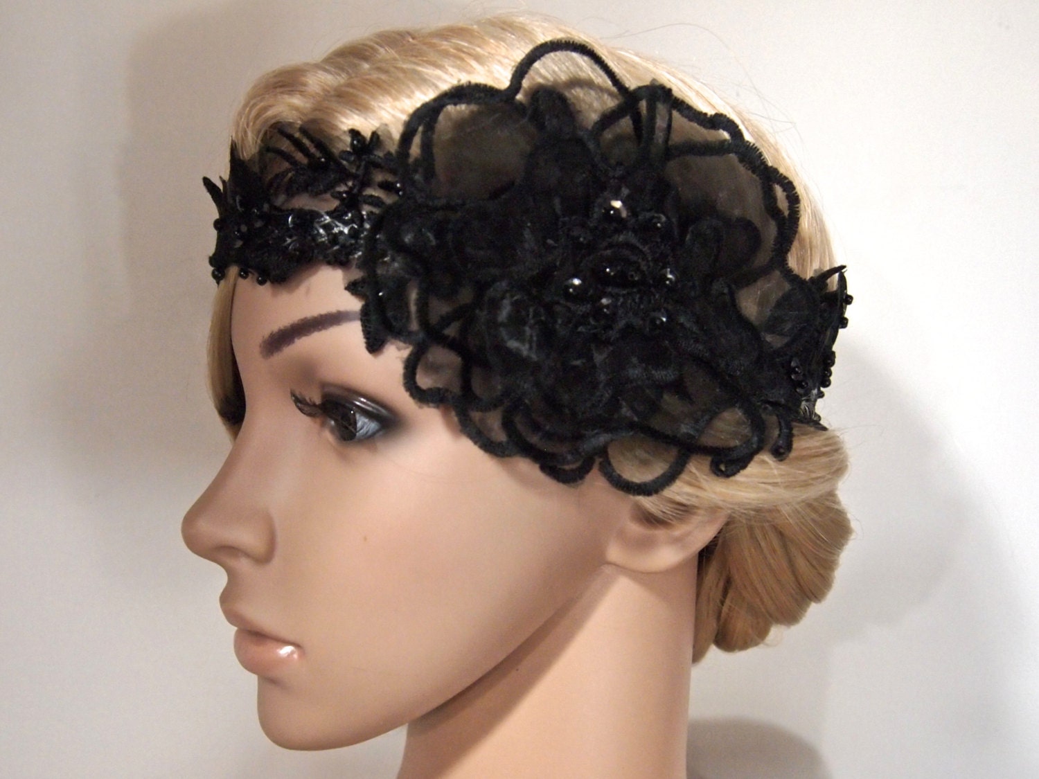 Flapper headband Gatsby headband Flapper headpiece Great