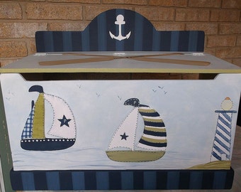 nautical toy chest