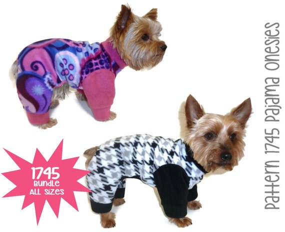 Dog Pajama Onesie Pattern 1745 Bundle All Sizes by SofiandFriends