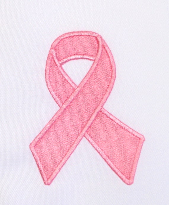 Pink cancer ribbon embroidery machine embroidery design Pink cancer ribbon embroidery machine embroidery design