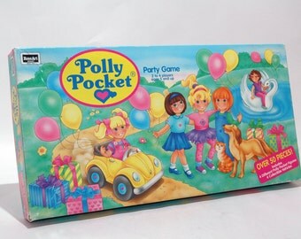 Polly Pocket Party Game from RoseArt 1994 COMPLETE (read description)