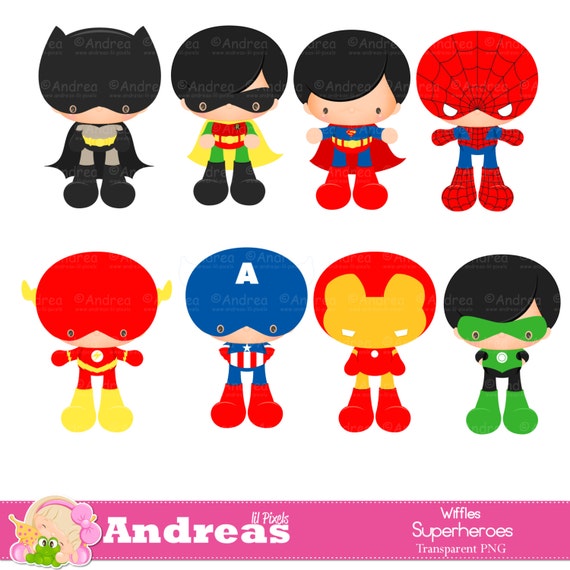 superhero clipart etsy - photo #25