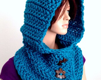 Knitted Sweater Cowl/ Handmade High Fashion Cowl/ by Africancrab