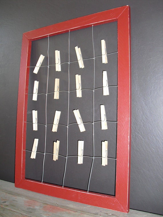 Set of 5 Wire Note Card Holders multiple by HardwareHomeware