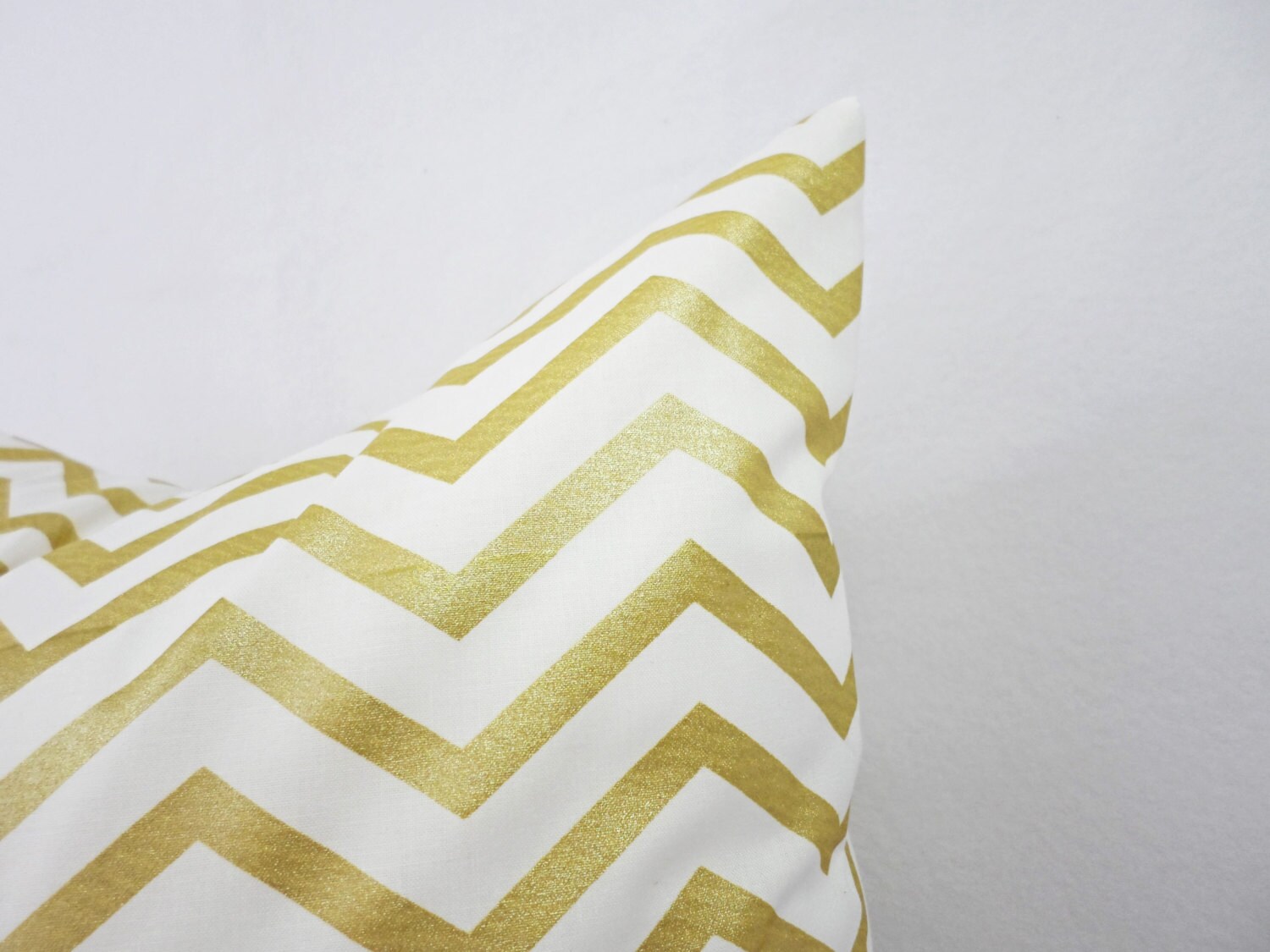 15 OFF SALE Metallic Gold Pillow Covers Silver and White