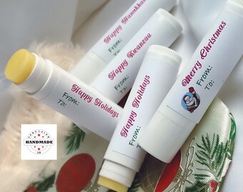 Personalized lip balm stocking stuf fer gift under 5 dollars Christmas ...