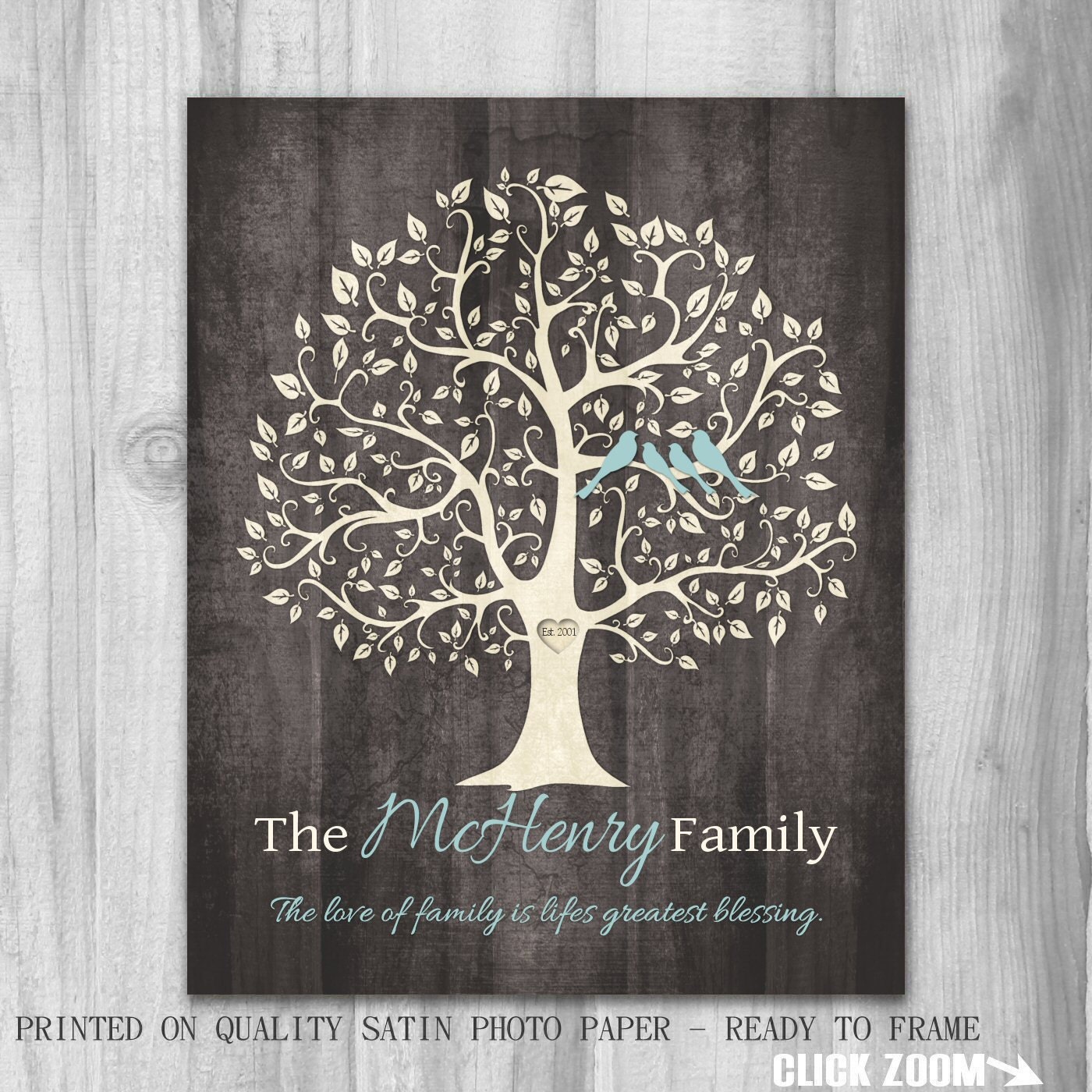 Love of Family Lifes Greatest Blessing Quote Family Tree