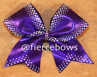 Regal Dreams Rhinestone Cheer Bow