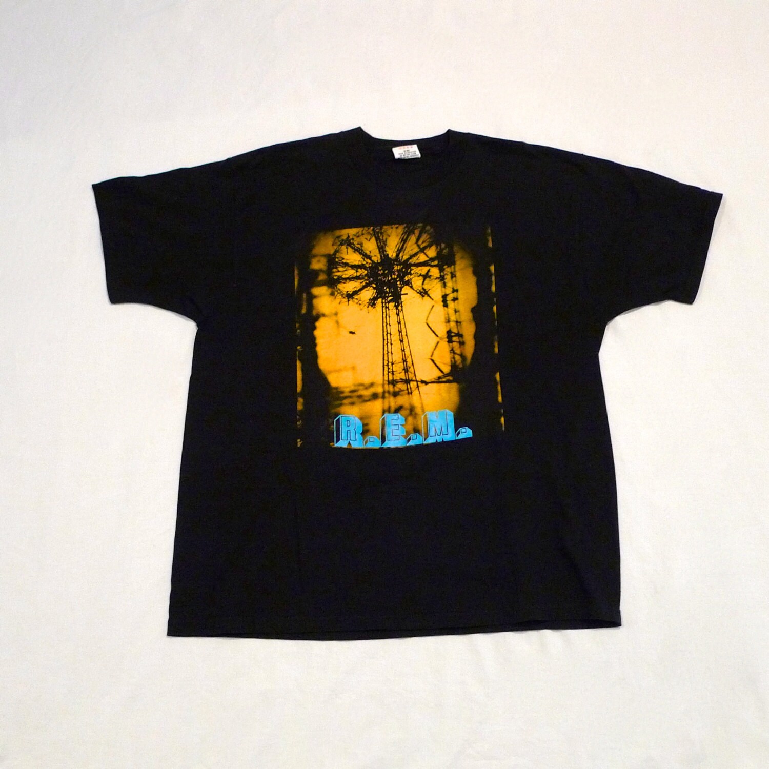 R.E.M. T shirt Vintage REM world tour Shirt Size Extra Large