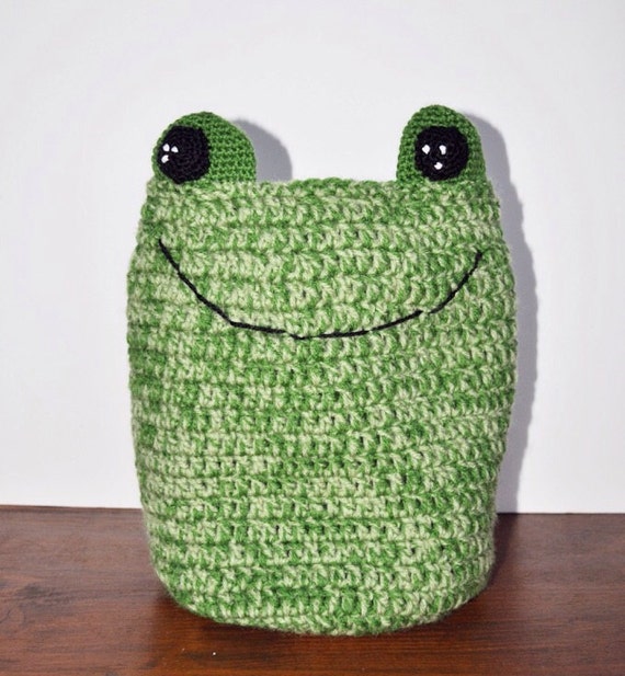 Crochet Frog Basket