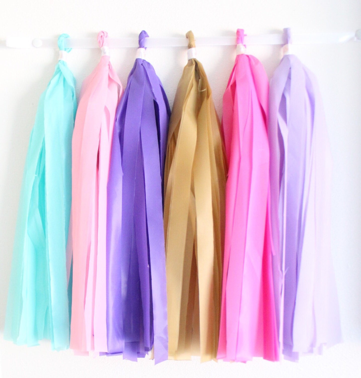 10ft PLASTIC Tassel Garland 25 by ThePartyGirlStudio on Etsy