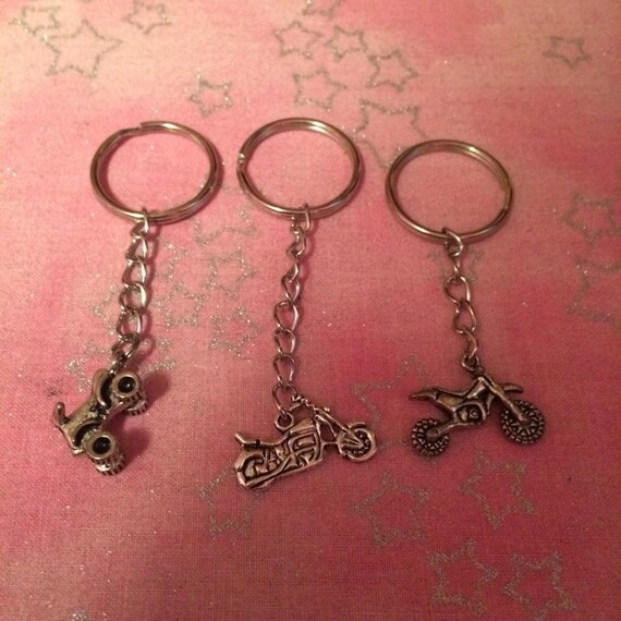 Dirtbike/Motorcycle/Fourwheeler keychain by BMPRODUCTS on Etsy